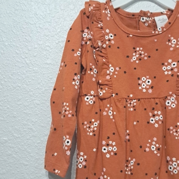 Starting Out Baby Girls 24 Months Long Sleeve Ruffle Coverall - Picture 2 of 4